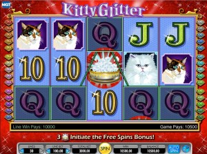 kitty glitter spelautomater